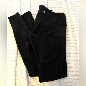 Lululemon black mid-waist leggings